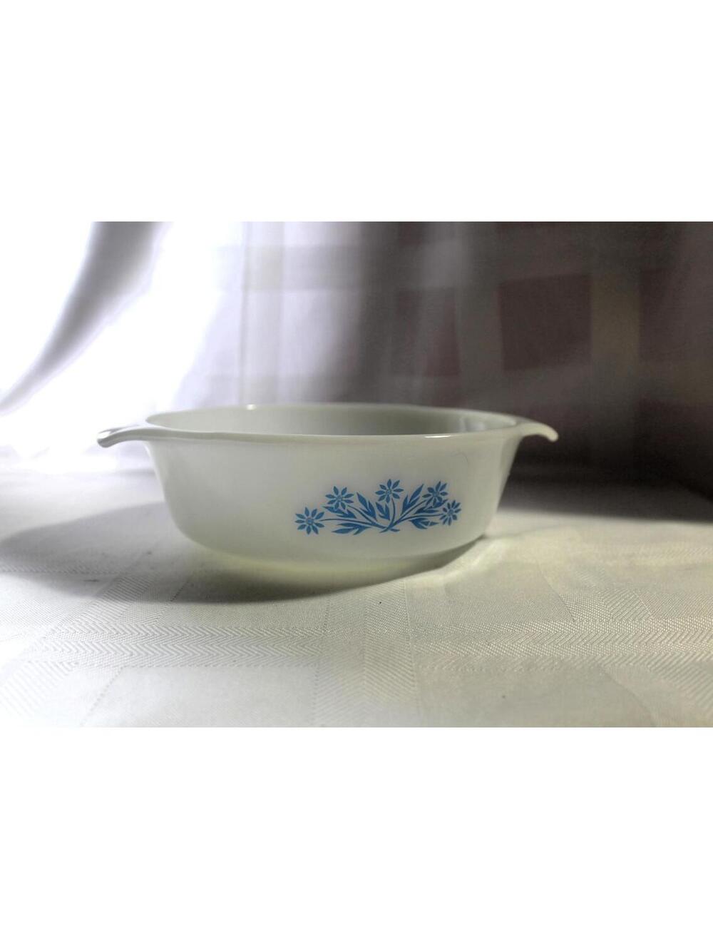 Anchor Hocking Fire King Cornflower Blue 1 Quart Casserole Dish, No Lid
